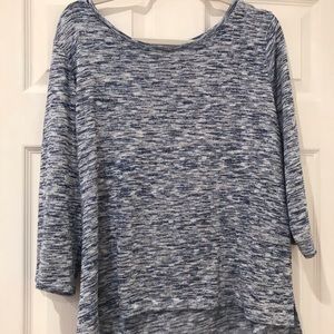 Casual 3/4 sleeve length flowing shirt size 3